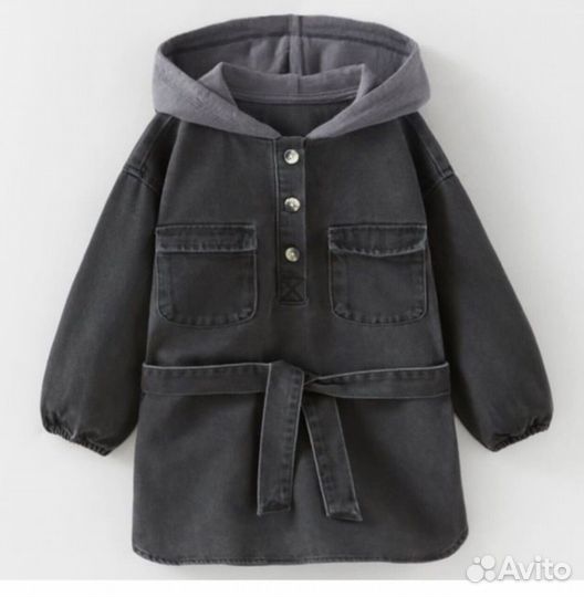 Джинсовое платье zara