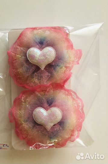 Резинки для волос Радужные