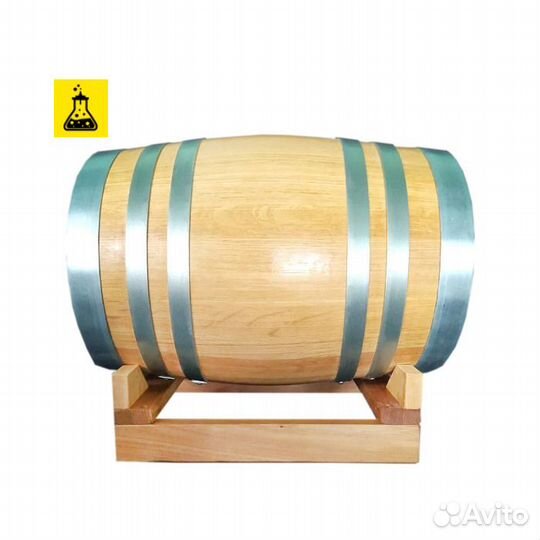 Бочка дубовая ставбондарь, 15 л с краном + воск