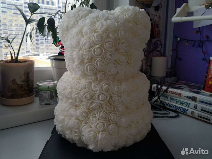 Мишка из роз