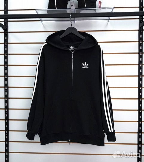 Зип худи Adidas x balenciaga