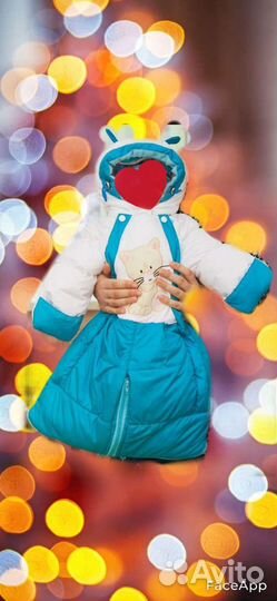 Комбинезон трансформер зимний для мальчика