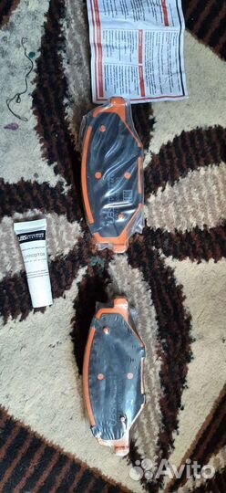 Тормозные колодки volkswagen polo передние