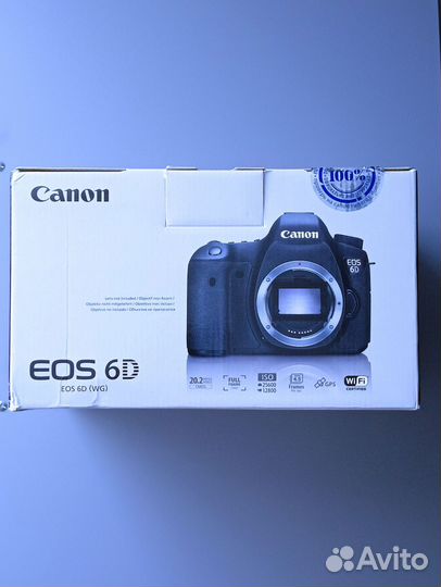 Фотоаппарат Canon EOS 6D (WiFi GPS) отл.сост