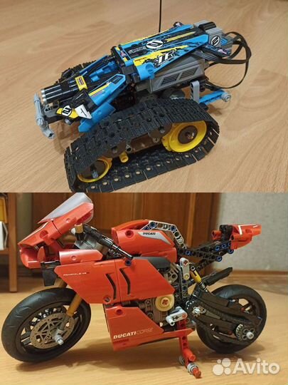 Лего техник мотоцикл и вездеход
