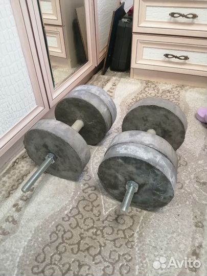 Гантели разборные