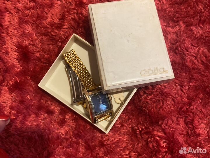 Часы позолоченные Слава СССР женские