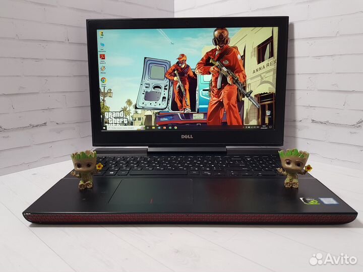 Игровой ноутбук Dell 4ядра/2видеокарты/16Gb/SSD