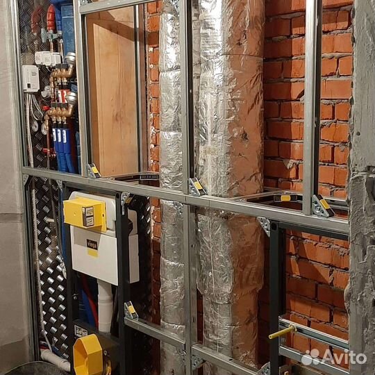 Монтаж отопления, водопровода