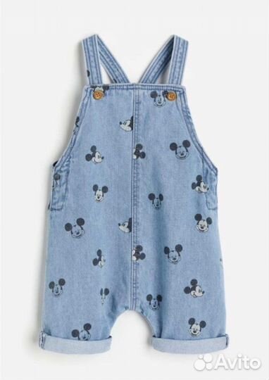 Комбинезон джинсовый H&M 86 92