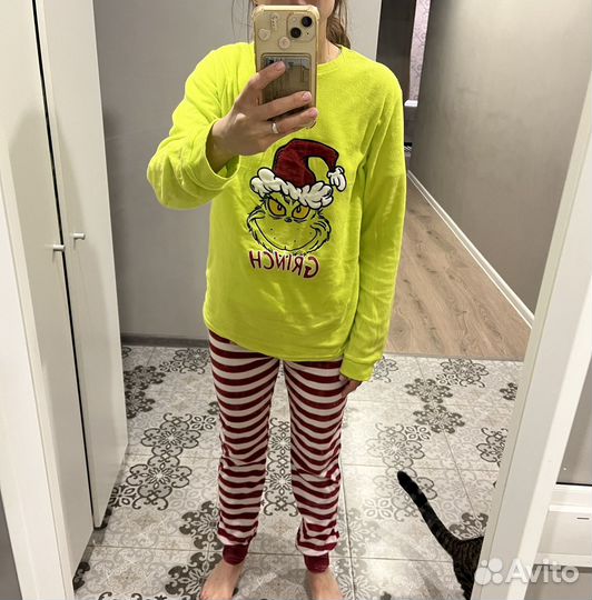 Пижама гринч Primark дет и взрослые