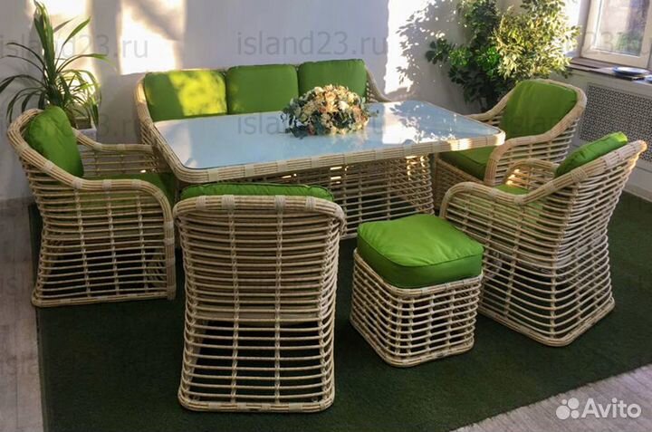 Мебель из экоротанга для дома и дачи