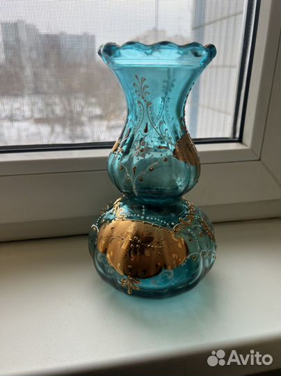 Ваза стекло антиквариат