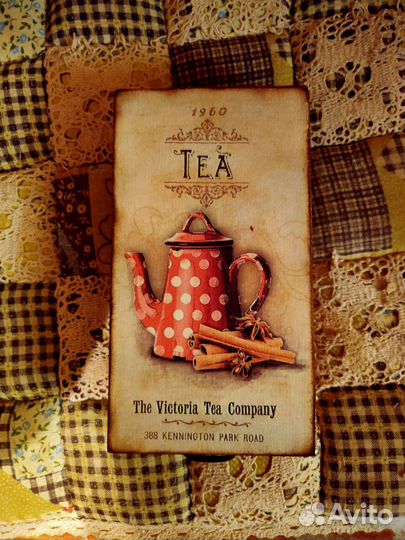 Деревянная коробка для чая