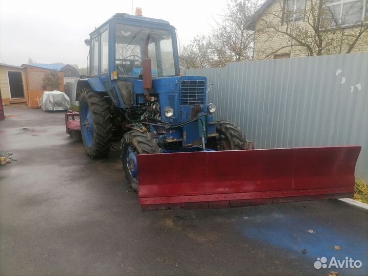 Чистка снега, услуги трактора