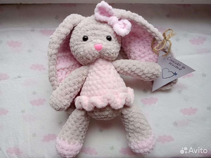 Мягкая игрушка заяц