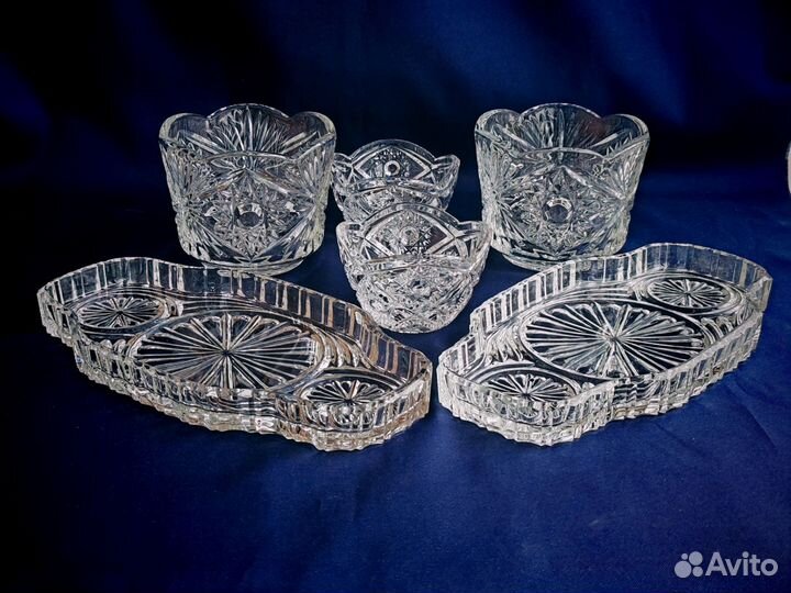 Хрусталь блюдо, вазы, салатники СССР