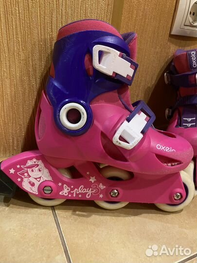 Роликовые коньки детские раздвижные 26