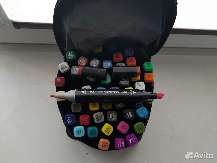 Набор маркеров двухсторонних