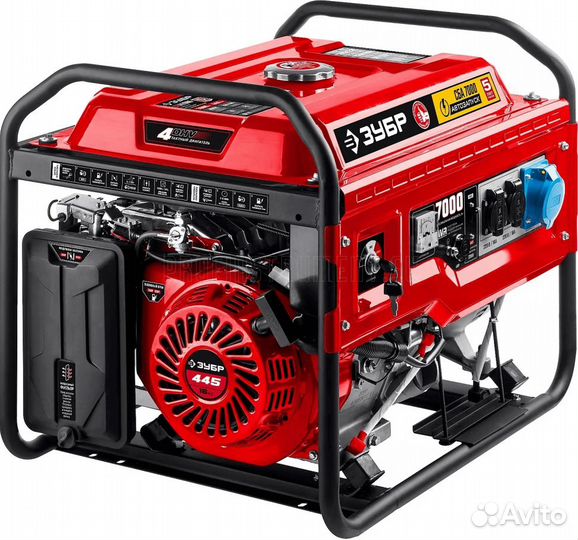 Электростанция бензиновая зубр мастер сба-7000 авр