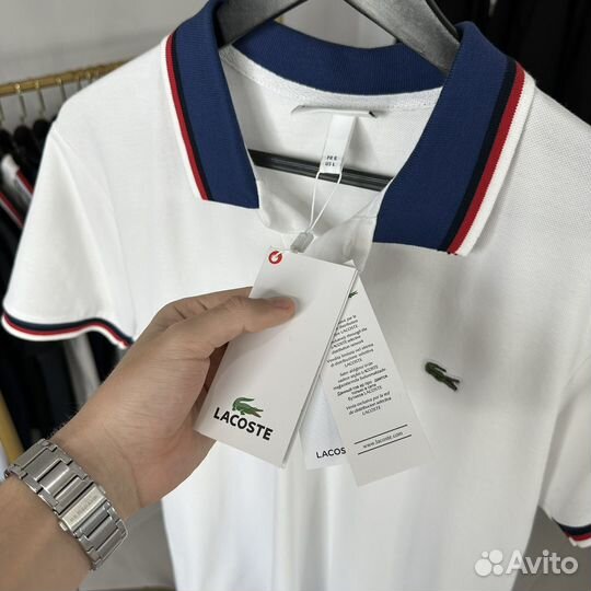 Футболка Поло Lacoste белая