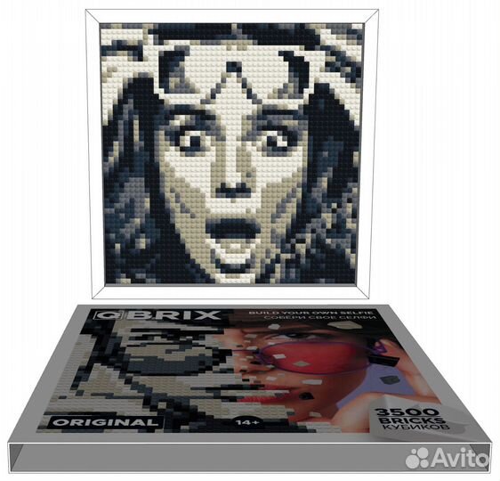 Конструктор лего мозаика картина qbrix нов