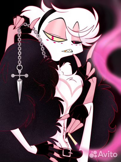 Наклейки (Helluva Boss, Hazbin Hotel)