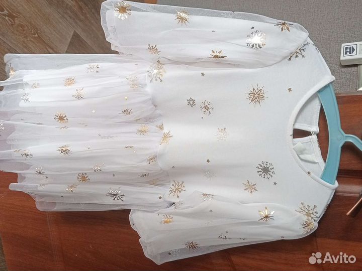 Платье снежинка