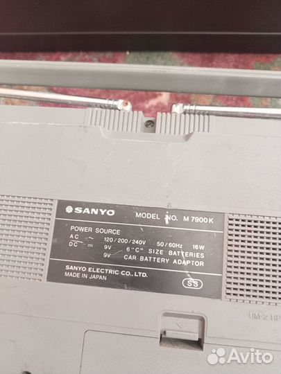 Магнитофон sanyo M 7900K, Sharp GF 550 ZR