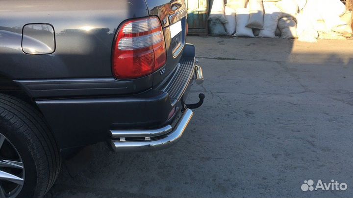 Защита бампера 76/42 мм Toyota Land Cruiser 100