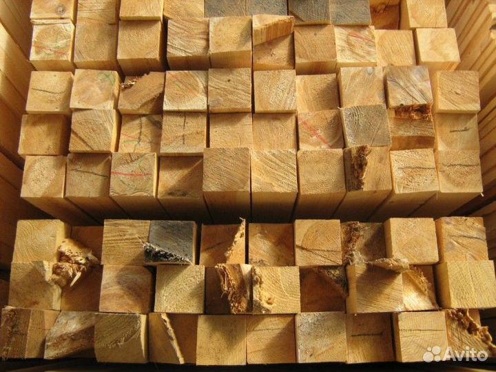 Брусок обрезной естественной влажности хвоя 2 сорт