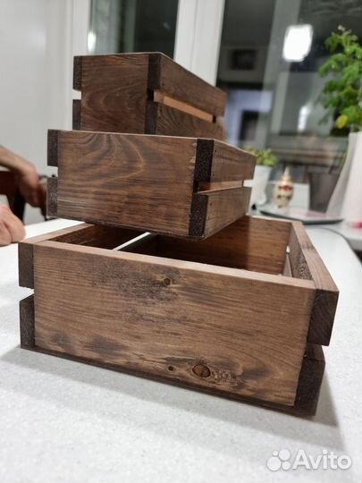 Набор ящиков деревянных