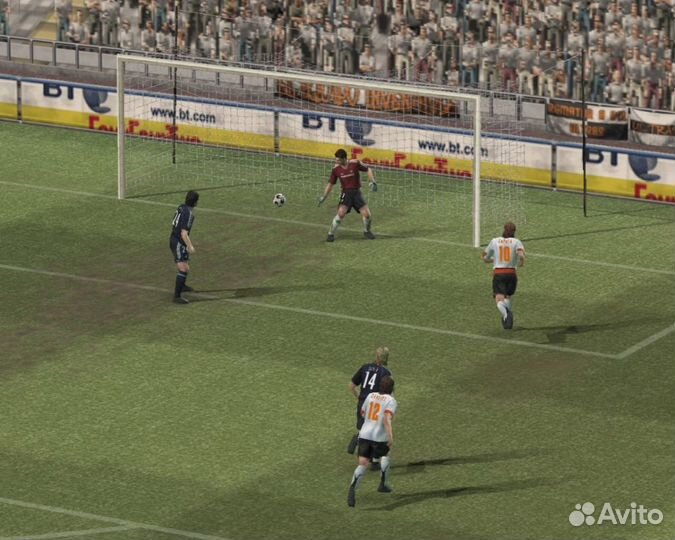 Pro Evolution Soccer 5, б/у, множ.царап., английск