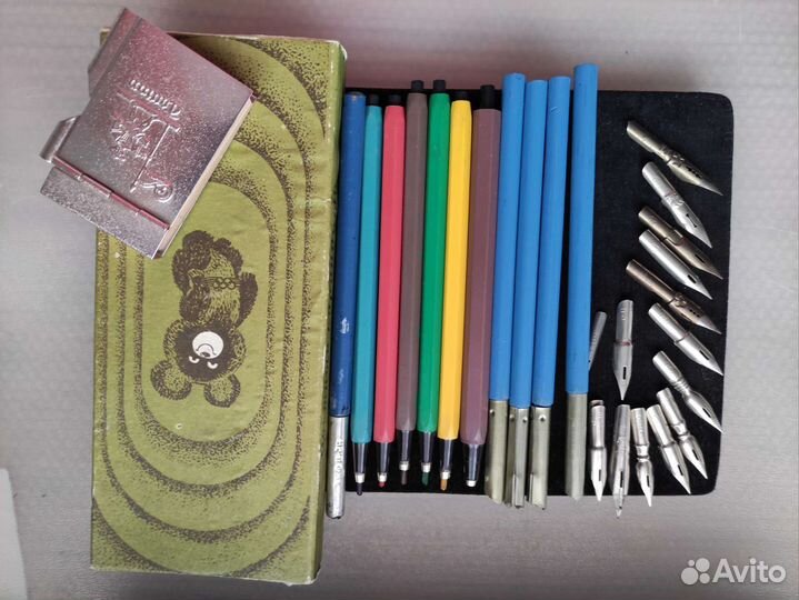 Карандаши цветные, блокнотик СССР