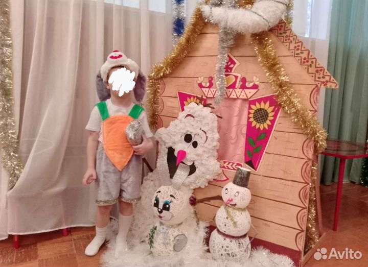 Карнавальный костюм зайчика 104р-р