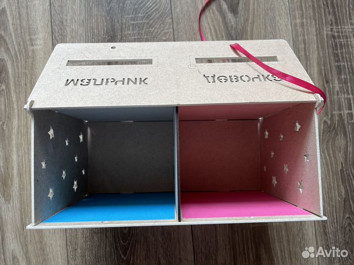 Коробка на свадьбу мальчик или девочка