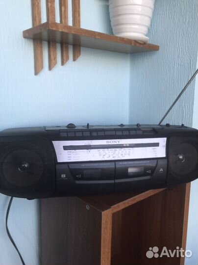 Двухкассетный магнитофон sony