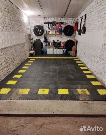 Модульная плитка в гараж