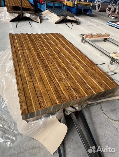 Профлист под дерево эконом