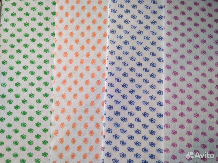 Фетр с рисунком