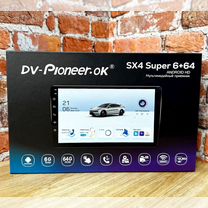 Android магнитола 6+64Gb Dv-Pioneer.Ok SX4 super