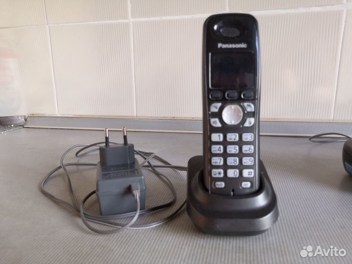 Panasonic станция база радио телефон трубка