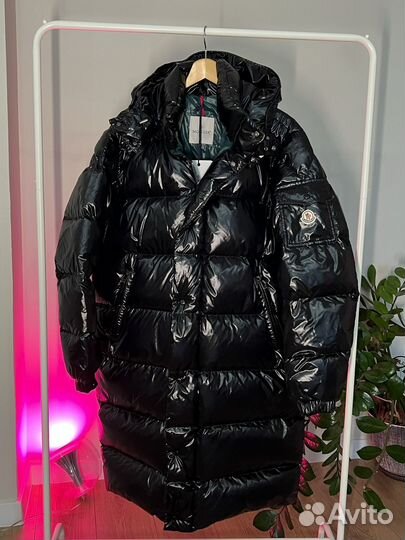 Пуховик длинный Moncler мужской Agot