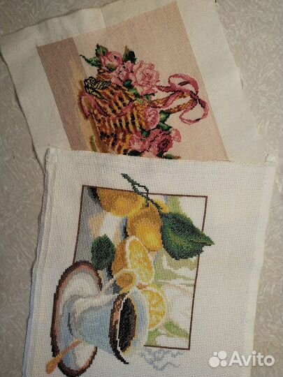 Картина вышитая крестом ручная работа