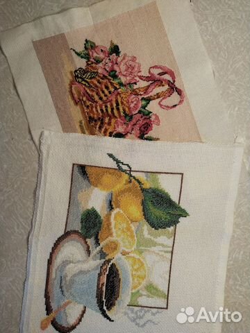 Картина вышитая крестом ручная работа