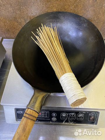 Бамбуковая щетка для вок