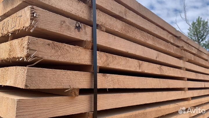 Доска обрезная естественной влажности хвоя 2 сорт