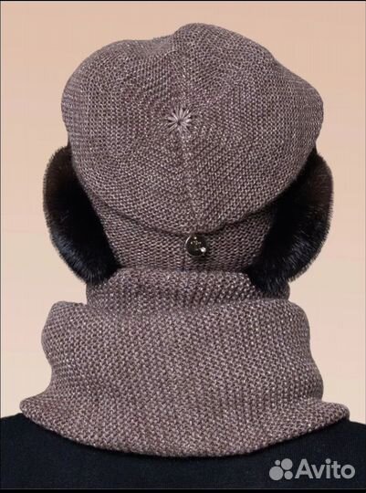 Шапка зимняя женская норка
