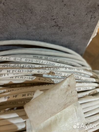 Кабель витая пара utp 5e 4х2х24AWG