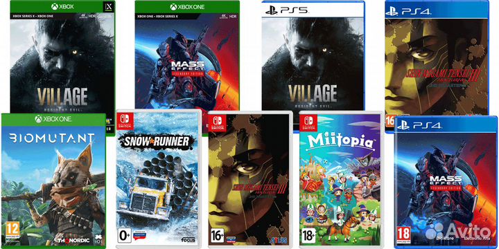 Игры цифровые версии для PS4/5 и xbox,Steam,Epic